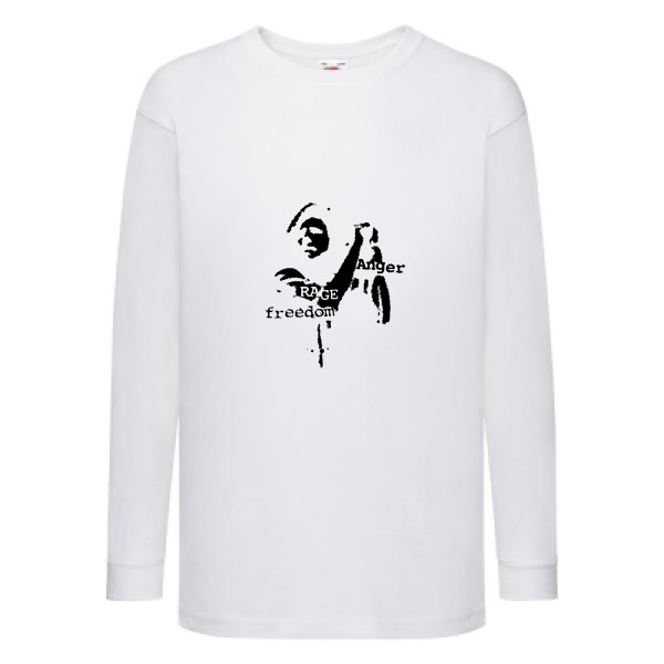 T-shirt enfant manches longues original Enfant  - RATM(without star) - 