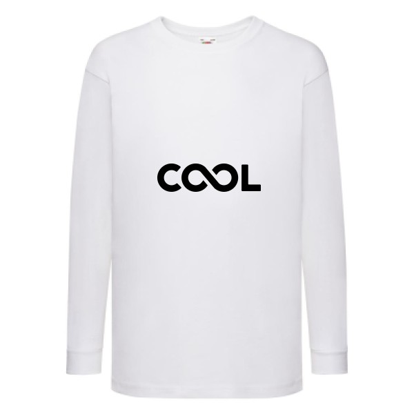 Infiniment cool - Le Tee shirt  Cool - Fruit of the loom - Kids LS Value Weight T