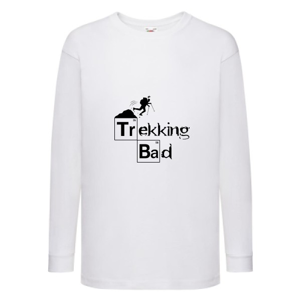Trekking bad - T-shirt enfant manches longues  - Vêtement original -