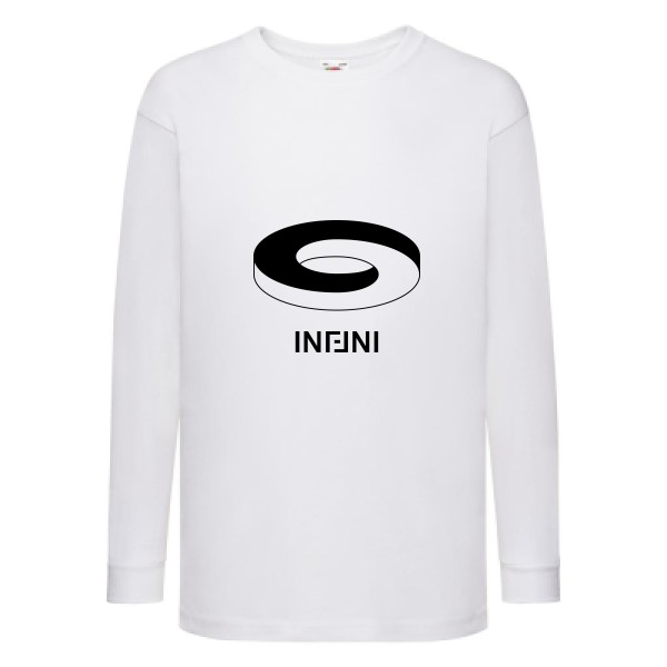 T-shirt enfant manches longues - Fruit of the loom - Kids LS Value Weight T - Infini