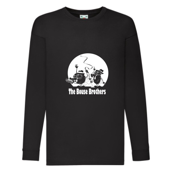 The Bouse Brothers - Tee shirt humour-Fruit of the loom - Kids LS Value Weight T