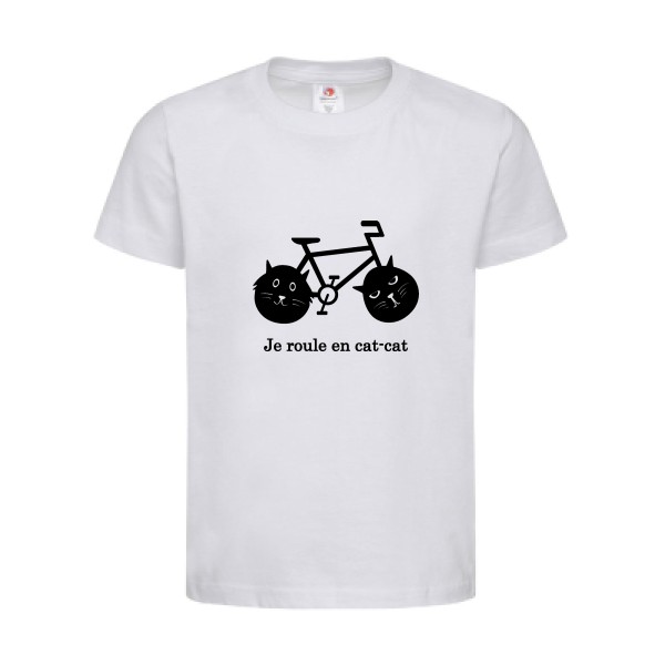 T-shirt léger - stedman-classic T kids (155 g/m2) - cat-cat bike