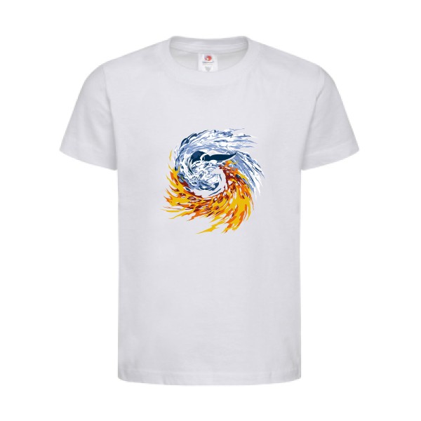 T-shirt léger - stedman-classic T kids (155 g/m2) - fire and water 