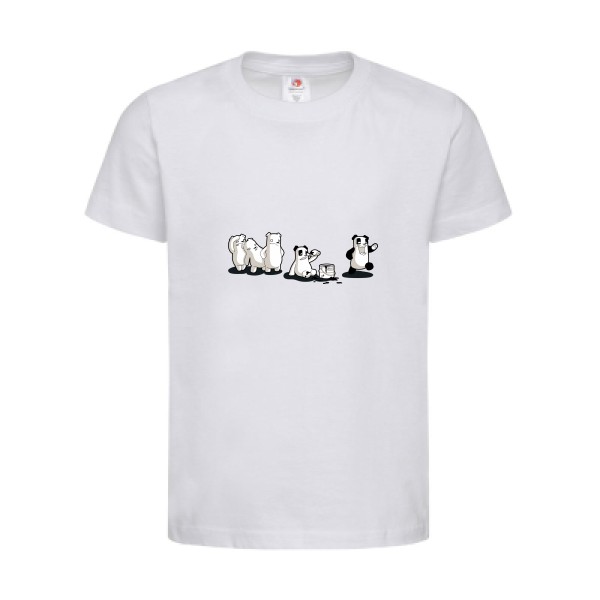 T-shirt léger - stedman-classic T kids (155 g/m2) - I just wanna be a panda
