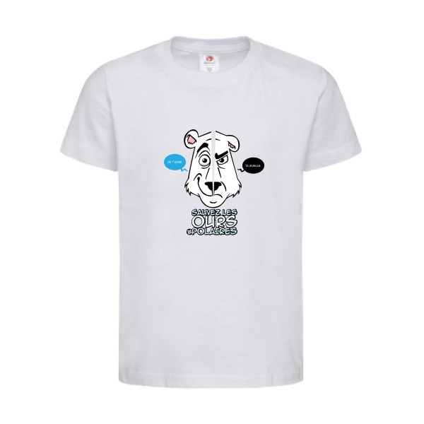 T-shirt léger - stedman-classic T kids (155 g/m2) - Ours Bipolaires, unissez-vous !