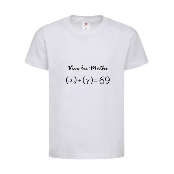 T-shirt léger - stedman-classic T kids (155 g/m2) - Vive les maths !