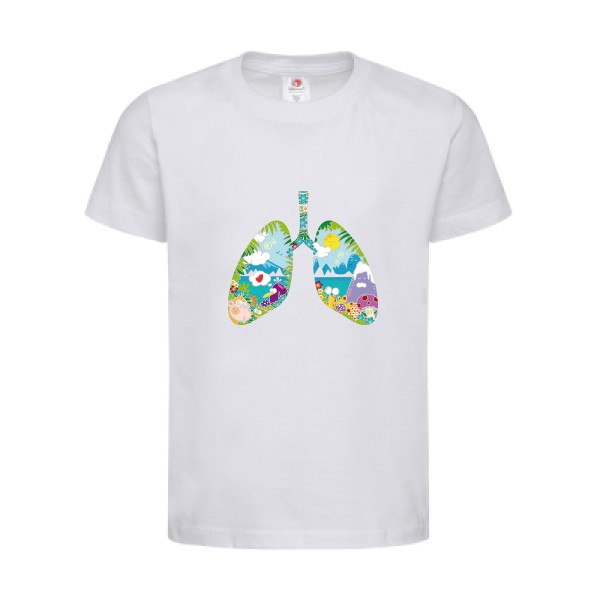 T-shirt léger - stedman-classic T kids (155 g/m2) - happy lungs