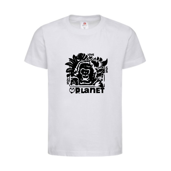 T-shirt léger - stedman-classic T kids (155 g/m2) - love planet