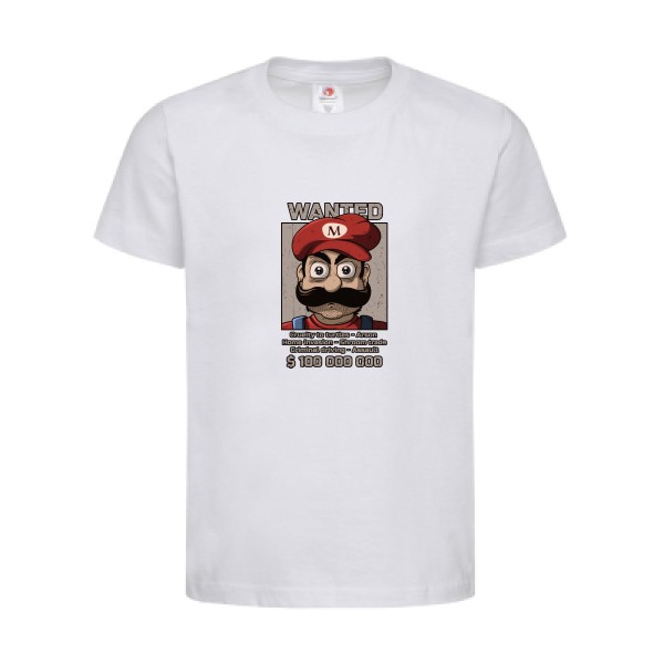 T-shirt léger - stedman-classic T kids (155 g/m2) - Wanted Mario