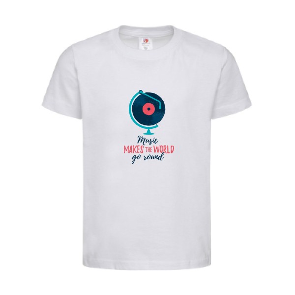 T-shirt léger - stedman-classic T kids (155 g/m2) - Music make world go round