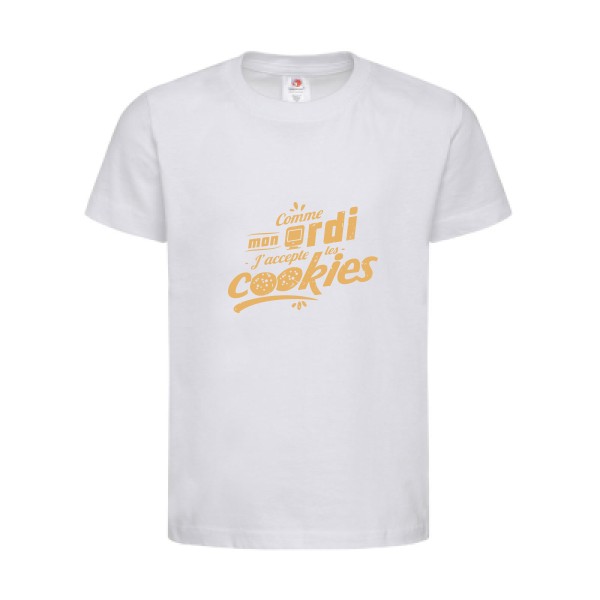 T-shirt léger - stedman-classic T kids (155 g/m2) - J'accepte les cookies