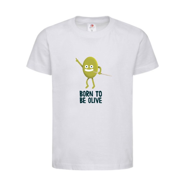 T-shirt léger - stedman-classic T kids (155 g/m2) - Born to be olive