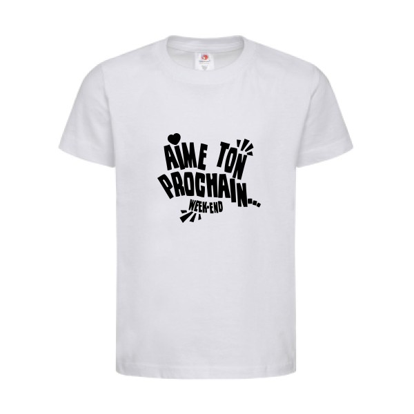 T-shirt léger - stedman-classic T kids (155 g/m2) - Aime ton prochain !