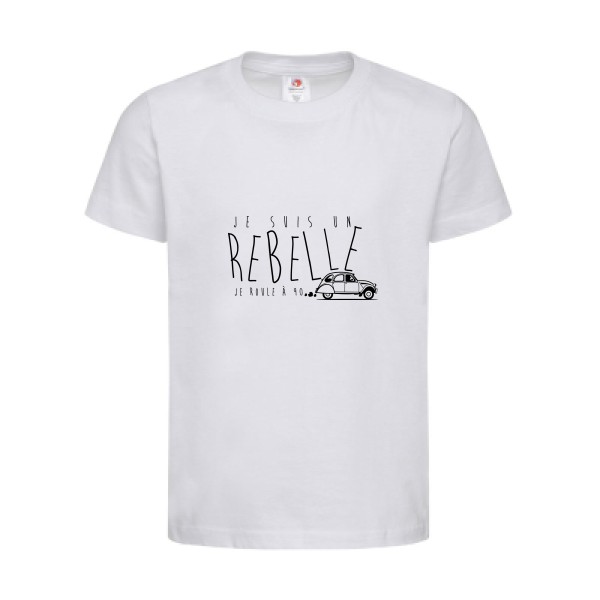 T-shirt léger - stedman-classic T kids (155 g/m2) - je suis un rebelle