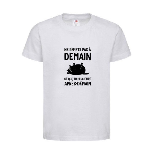 T-shirt léger - stedman-classic T kids (155 g/m2) - Ne remets pas à demain
