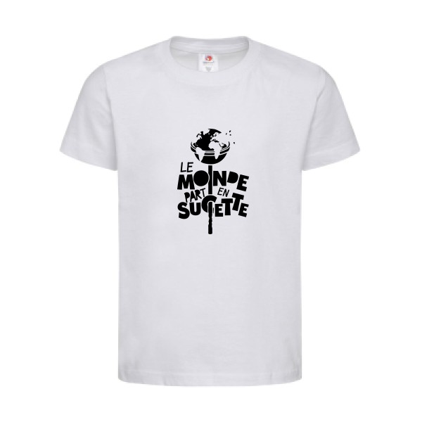 T-shirt léger - stedman-classic T kids (155 g/m2) - Le Monde part en Sucette