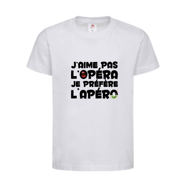 T-shirt léger - stedman-classic T kids (155 g/m2) - opérapéro