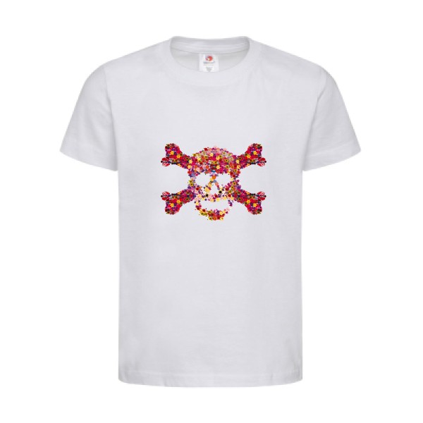 T-shirt léger - stedman-classic T kids (155 g/m2) - Floral skull