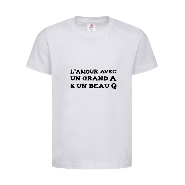 T-shirt léger - stedman-classic T kids (155 g/m2) - L'Amour avec un grand A et un beau Q !