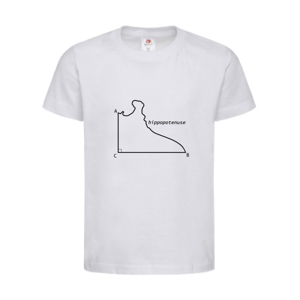 T-shirt léger - stedman-classic T kids (155 g/m2) - Hippopotenuse