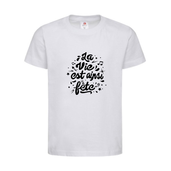 T-shirt léger - stedman-classic T kids (155 g/m2) - La vie est ainsi fête