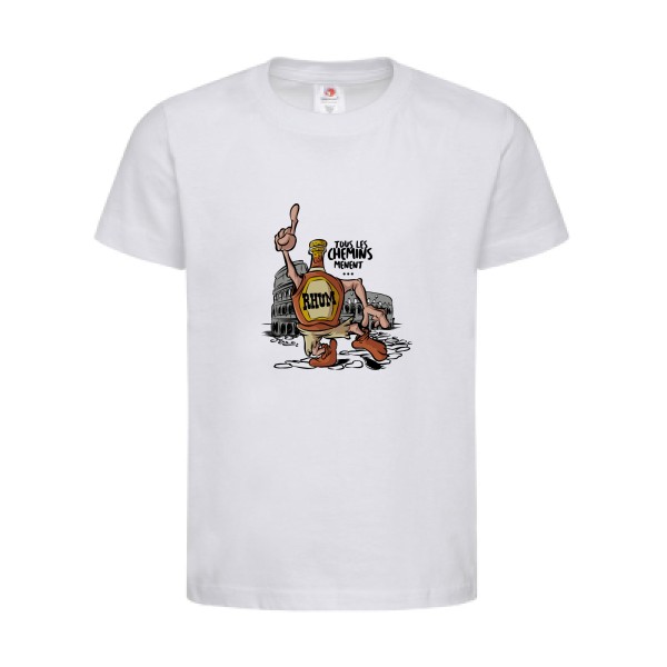 T-shirt léger - stedman-classic T kids (155 g/m2) - tous les chemins...