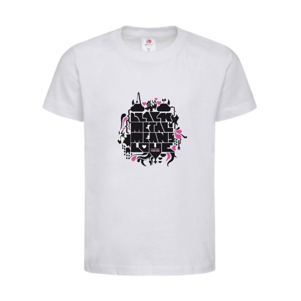 T-shirt léger - stedman-classic T kids (155 g/m2) - Black Metal Means Love