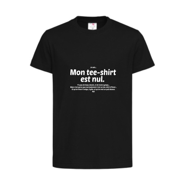 T-shirt léger - stedman-classic T kids (155 g/m2) - Mon tee-shirt est nul!