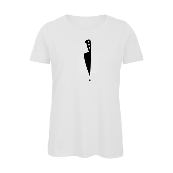 T-shirt femme bio Femme original - COUTEAU -