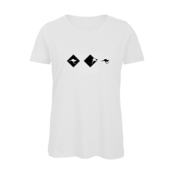 HopHopHop - T shirt kangourou rigolo - B&C - Inspire T/women
