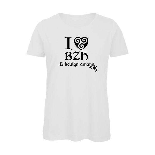 Love BZH & kouign-Tee shirt breton - B&C - Inspire T/women