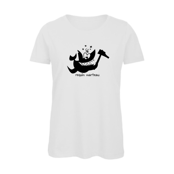 Requin marteau-T shirt marrant-B&C - Inspire T/women
