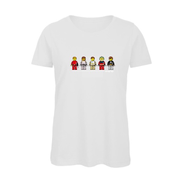 Old Boys Toys - T-shirt femme bio original pour Femme -modèle B&C - Inspire T/women - thème personnages animés -