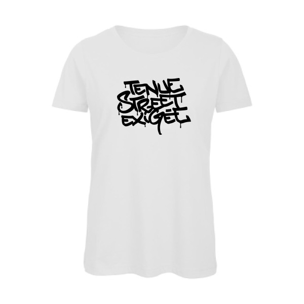 Tenue street exigée -T-shirt femme bio streetwear Femme  -B&C - Inspire T/women -Thème streetwear -