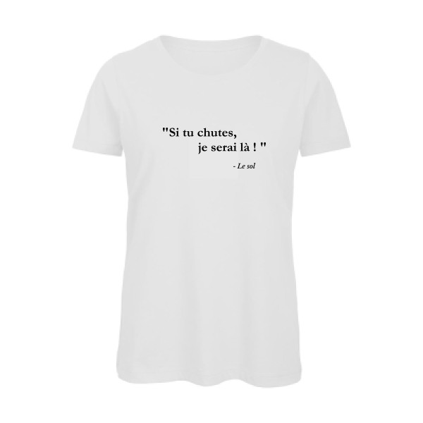 Bim! - T-shirt femme bio avec inscription -Femme -B&C - Inspire T/women - Thème humour absurde -