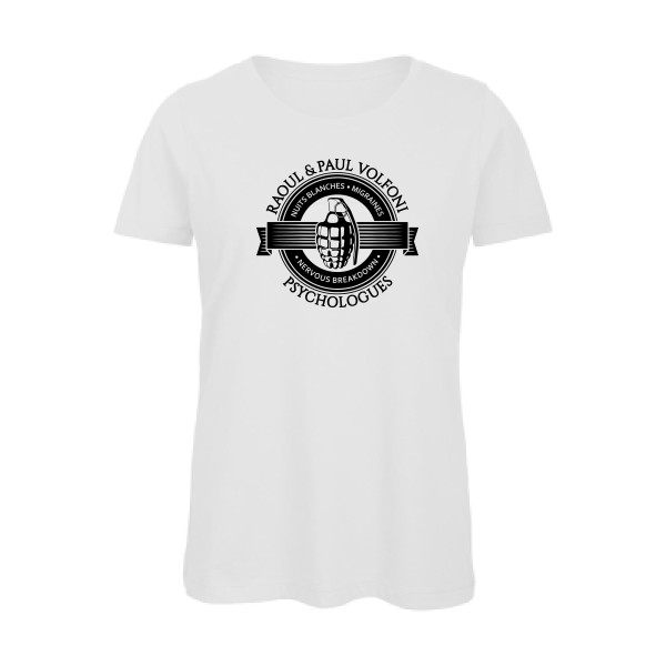 Volfoni -  T-shirt femme bio Femme - B&C - Inspire T/women - thème tee shirt  vintage -