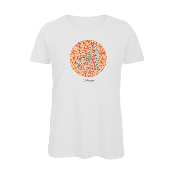 Daltonisme -T-shirt femme bio original Femme -B&C - Inspire T/women -thème rétro et vintage -