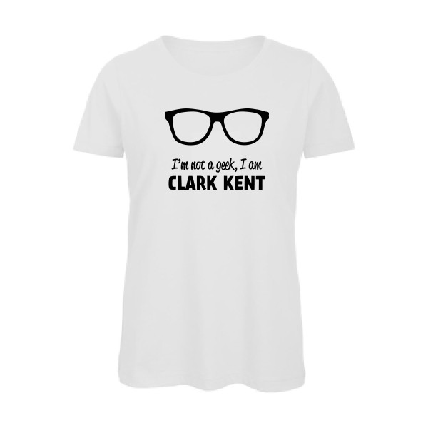 I am Clark Kent -T-shirt femme bio superman pour un look vintage