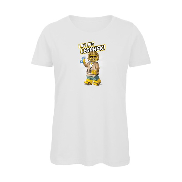 The big Legowski v3 - T-shirt femme bio vintage  - modèle B&C - Inspire T/women -thème parodie et cinéma -