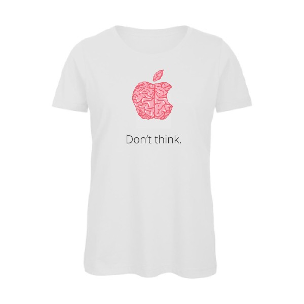 Lobotomie - T-shirt femme bio parodie marque Femme  -B&C - Inspire T/women - Thème original et parodie -