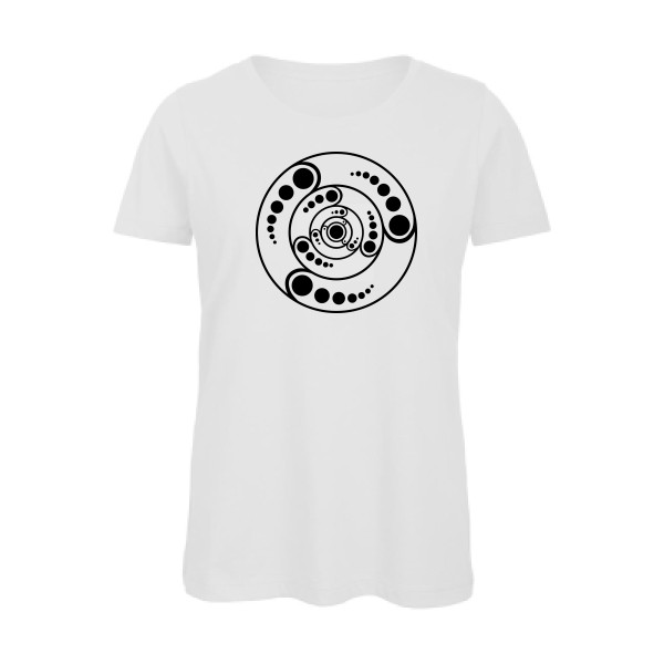 T-shirt femme bio original Femme  - crops circle - 