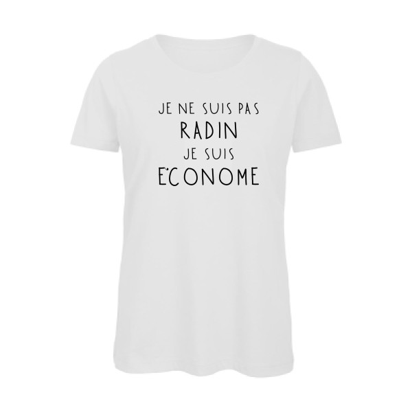 PICSOU - T-shirt femme bio geek Femme  -B&C - Inspire T/women - Thème humour et finance-