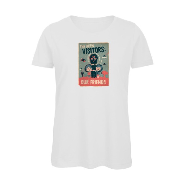 our friends- T-shirt femme bio vintage Femme -B&C - Inspire T/women