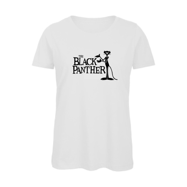 The black panther -T-shirt femme bio cool Femme -B&C - Inspire T/women -thème  cinema - 