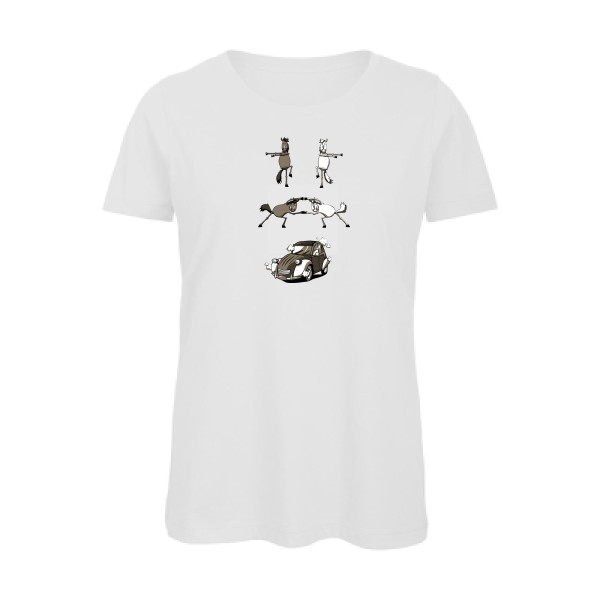 Fusion -T-shirt femme bio 2 cv -B&C - Inspire T/women -thème automobile -