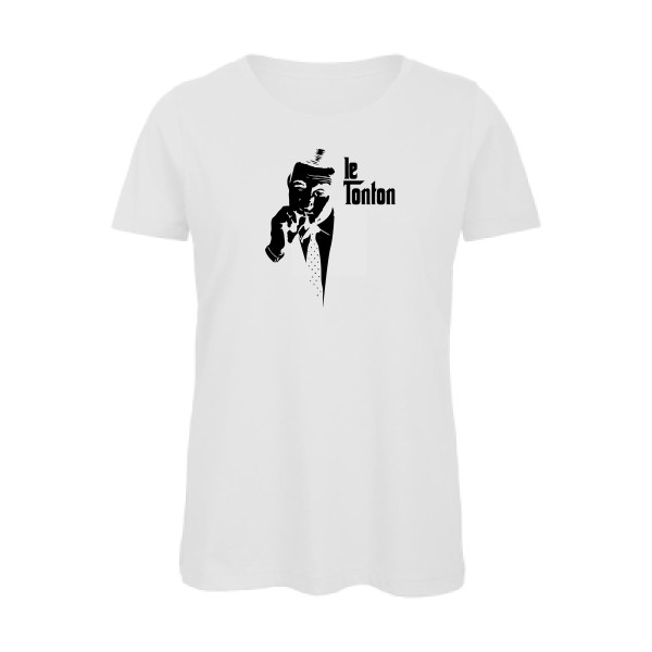 Le Tonton- t-shirt thème cinema- modèle B&C - Inspire T/women - Lino ventura -