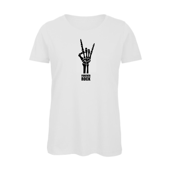 Forever Rock !!! - B&C - Inspire T/women Femme - T-shirt femme bio musique - thème rock  -