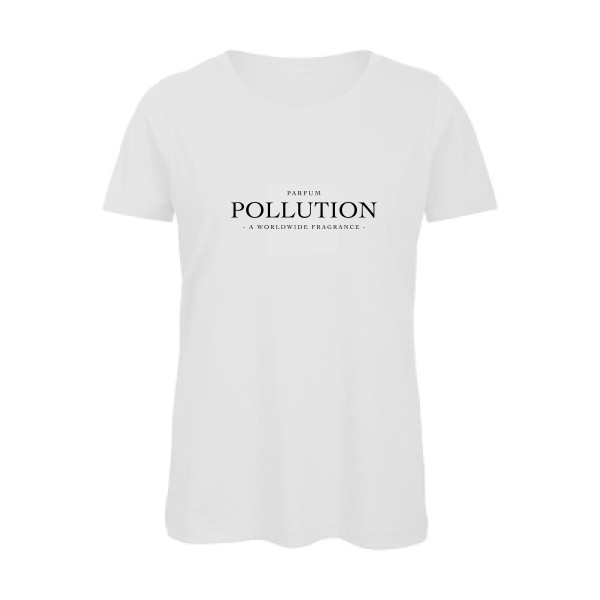 T-shirt femme bio original Femme  - Parfum POLLUTION - 