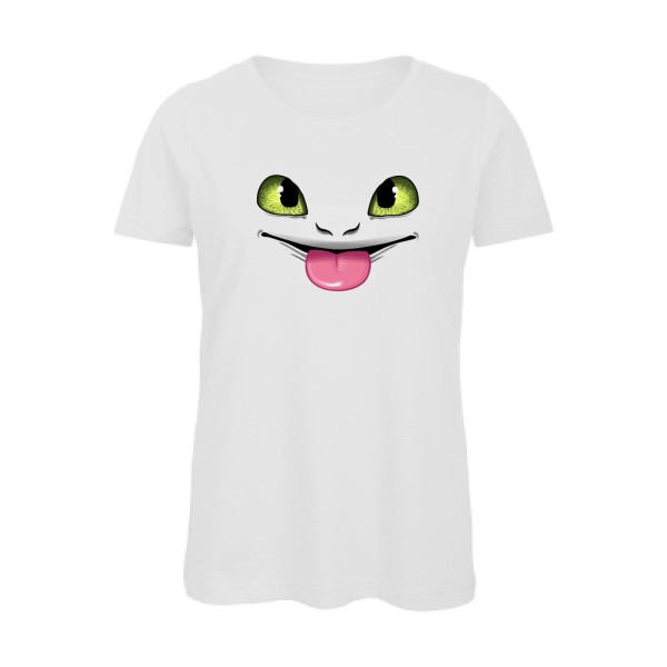 T-shirt femme bio - vêtements dragon - thème parodie -