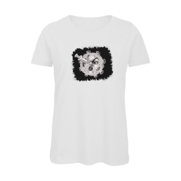 kill the virus-T-shirt femme bio fantastique- B&C - Inspire T/women- Thème covid 19 - 